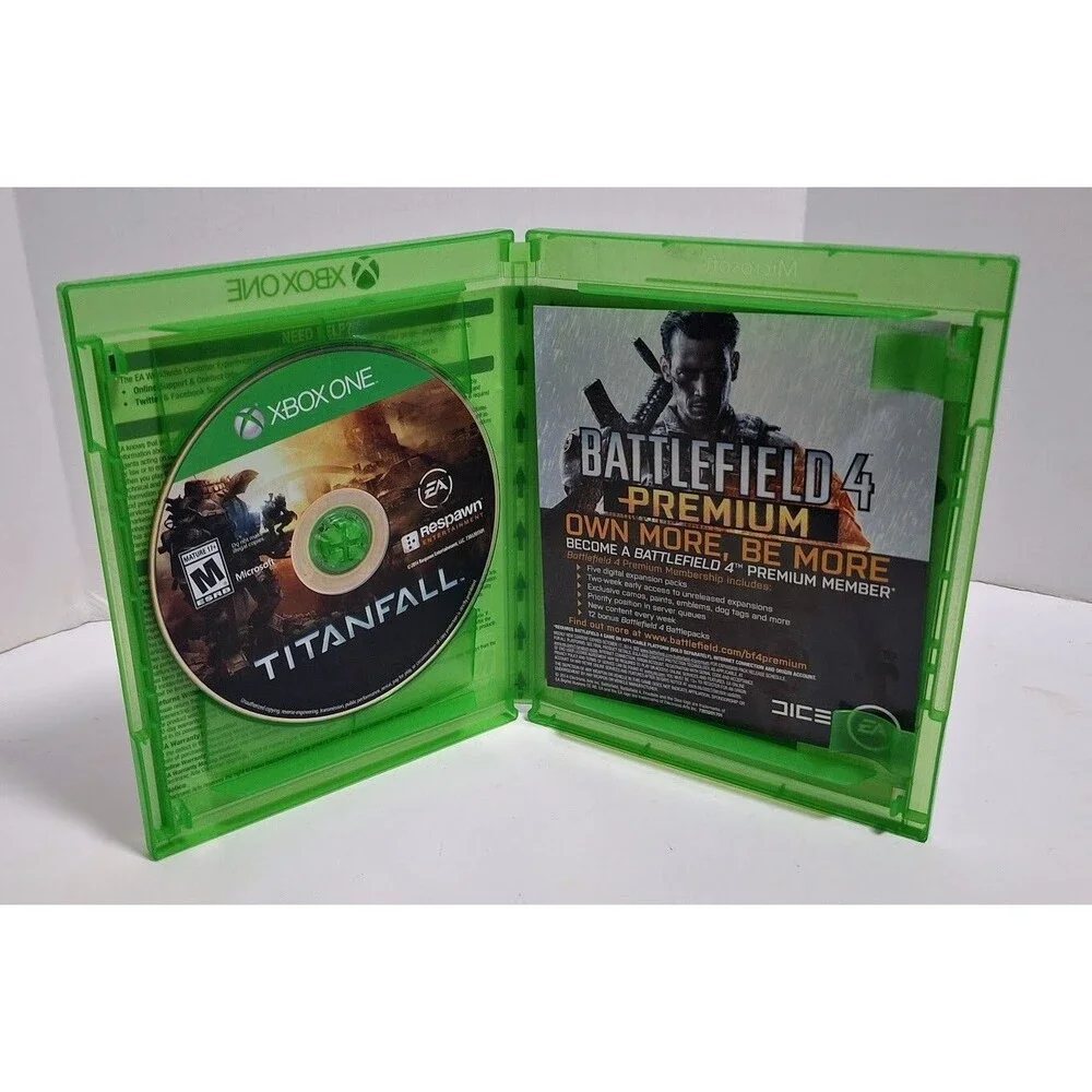 MICROSOFT XBOX ONE TITANFALL & TITANFALL 2 GAME LOT CIB COMPLETE IN BOX
